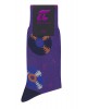 Fashion Pournara sock in purple base with cd and notes POURNARA FASHION Socks