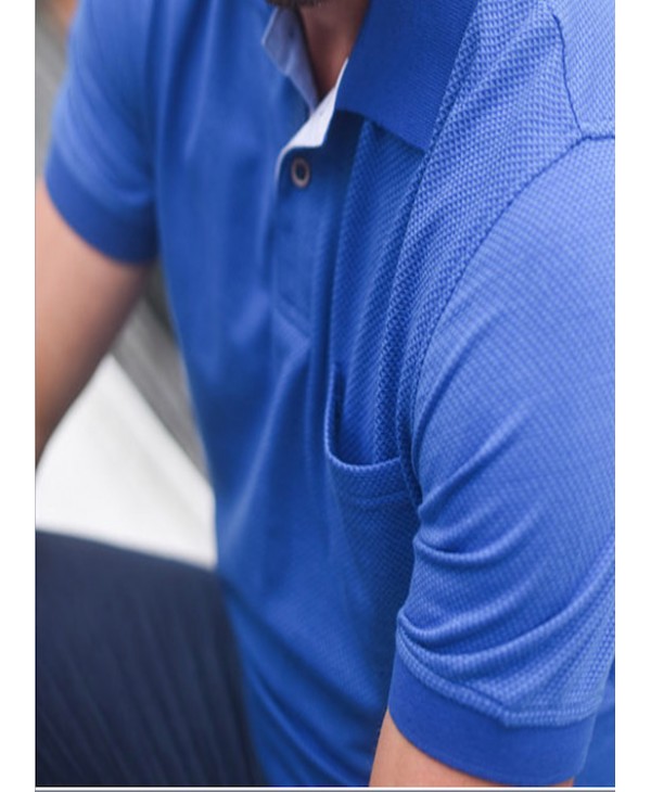 MEANTIME Polo Button with Pocket and Miniature Roua SHORT SLEEVE POLO 
