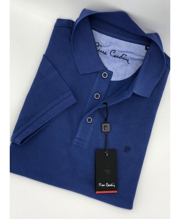 Pierre Cardin Polo T-Shirt Cotton Blue