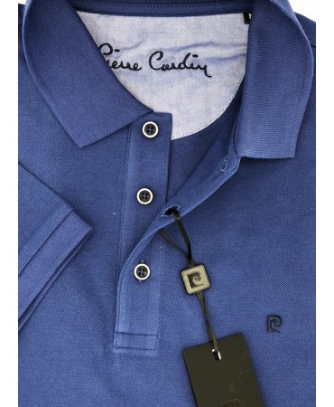 Pierre Cardin Polo T-Shirt Cotton Blue