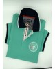 Veranan Blue Green Summer T-shirts with Embroidery SHORT SLEEVE POLO 
