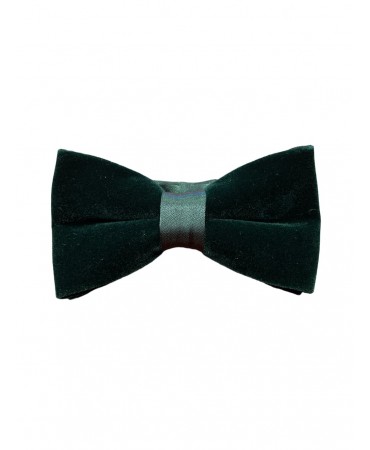 Green velvet bow tie Makis Tselios