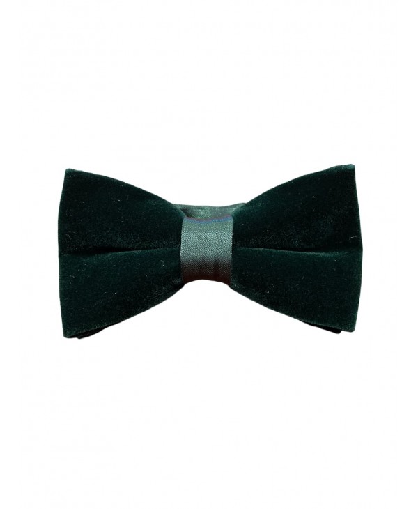 Green velvet bow tie Makis Tselios BOW TIES