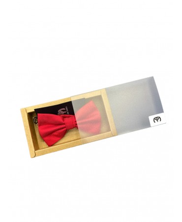 Makis Tselios men's red bow tie