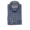 Pierre Cardin Plaid Shirt Blue with Pocket