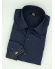 Men's Cotton Shirt Makis Tselios Piraeus Blue Dark MAKIS TSELIOS SHIRTS