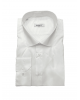 Aslanis White Shirt with Logo on the Cuff and Semi Rex Collar OFFERS
