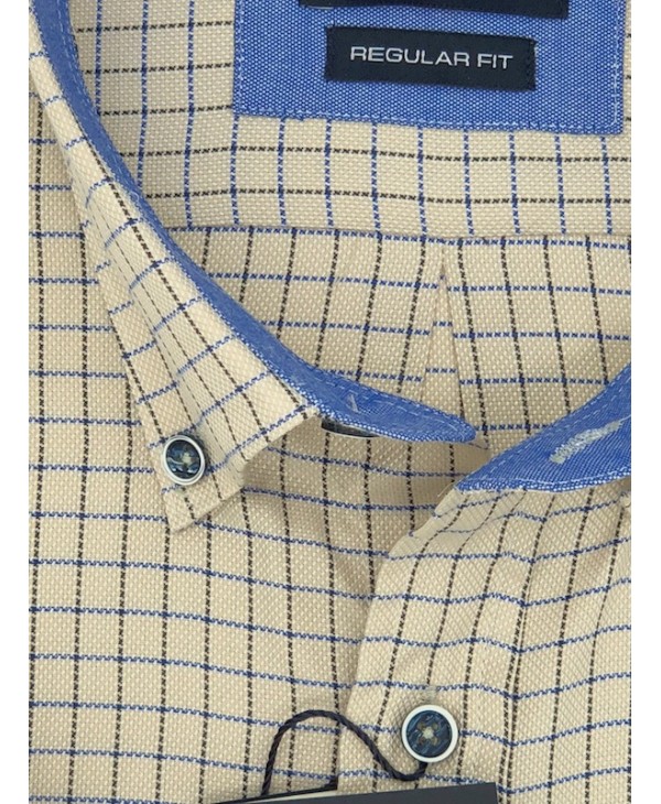 Men's Shirt COT.80% - POL.20% NCS BEIGE  NCS SHIRTS
