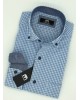 Makis Tselios Lightweight Plaid Shirt with Pocket in Comfortable Line MAKIS TSELIOS SHIRTS