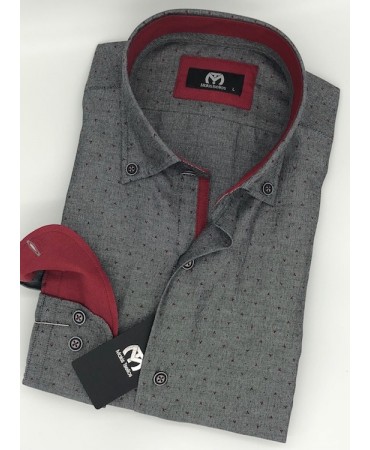 Makis Tselios Shirt with Miniature Carbon Base in Comfortable Line