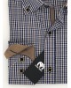 Men's Checkered Shirt cot.70% - pol.30% Makis Tselios with Private Button MAKIS TSELIOS SHIRTS