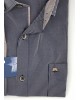 Frank Barrymore Beige Striped Shirt with Blue Stripes Special Buttons and Pockets FRANK BARRYMORE SHIRTS