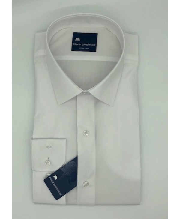 Frank Barrymore Men's Shirt Monochrome Comfortable Line with Classic White Collar FRANK BARRYMORE SHIRTS