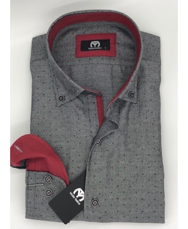 Makis Tselios Shirt with Miniature Carbon Base in Comfortable Line