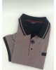 Pre End t-shirt with red collar with blue ends and recessed pocket SHORT SLEEVE POLO 