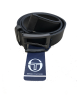 SERGIO TACCHINI Leather Belt in Black Color with Special Gas and Finish in its Color SERGIO TACCHINI BELTS