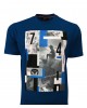Tshirt blue with Makis Tselios print T-shirts 