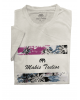 T-shirt cotton t-shirt with white print T-shirts 