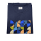 Blue tshirt with colorful print side effect