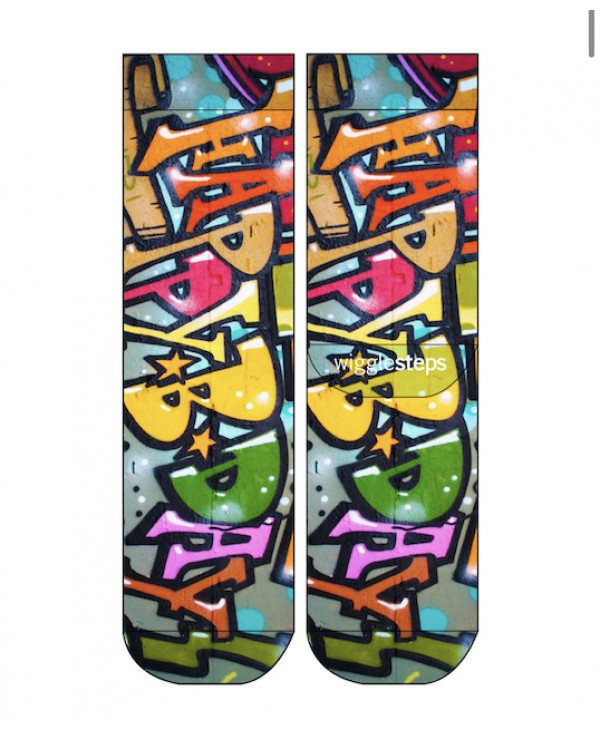 Graffiti Art V Men's Sock  Wigglesteps
