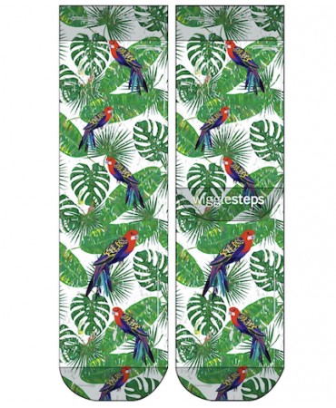 Jungle and Parrot Men Socks 