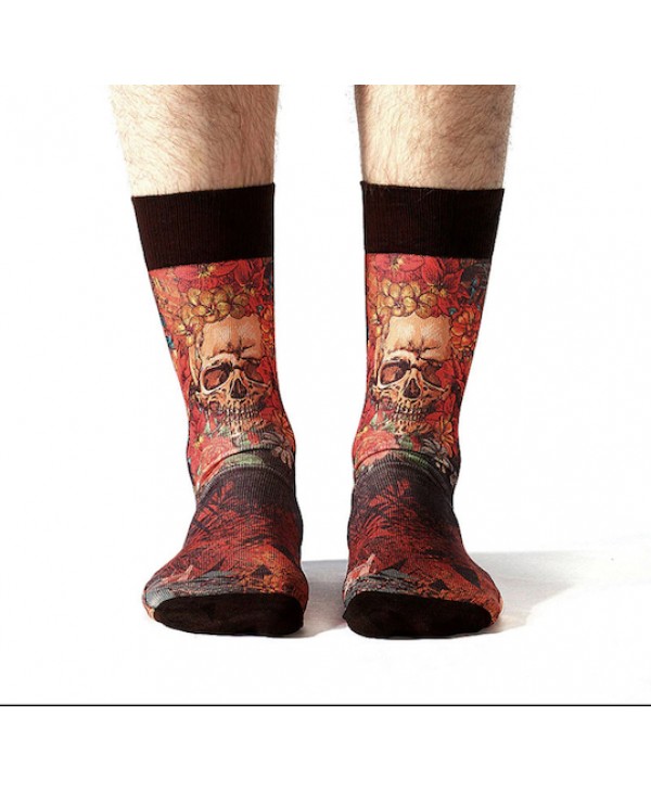 Skull and Roses Men's Sock Wigglesteps