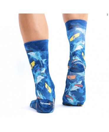 Sporty Shark Men's Sock