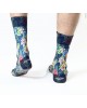 Tropical Flowers Men's Sock by Elena Christopoulou  Wigglesteps