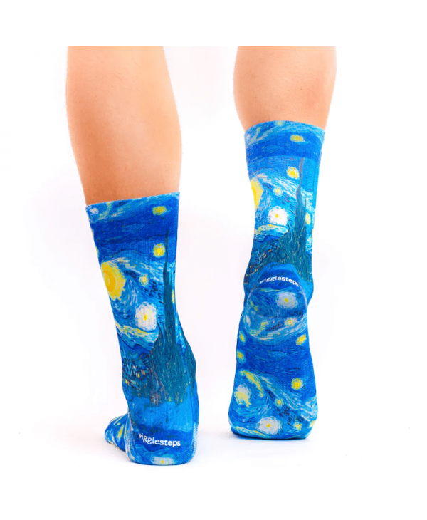 Van Gogh Starry Night Man Sock Wigglesteps