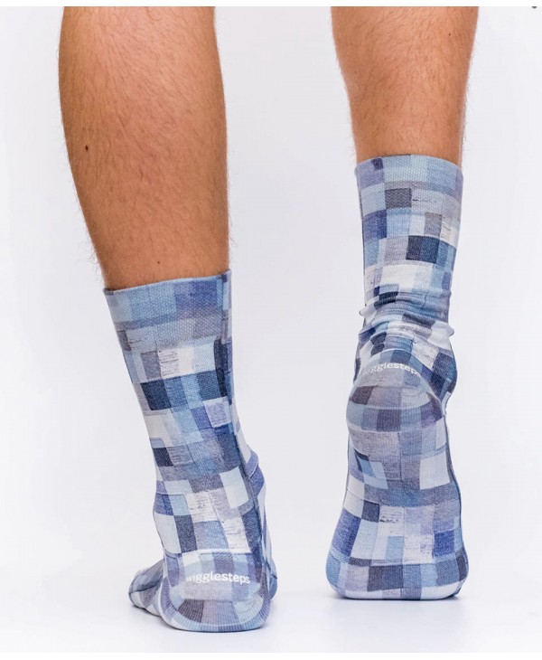 Mutated Denim Men's Sock Wigglesteps