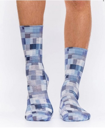Mutated Denim Men's Sock